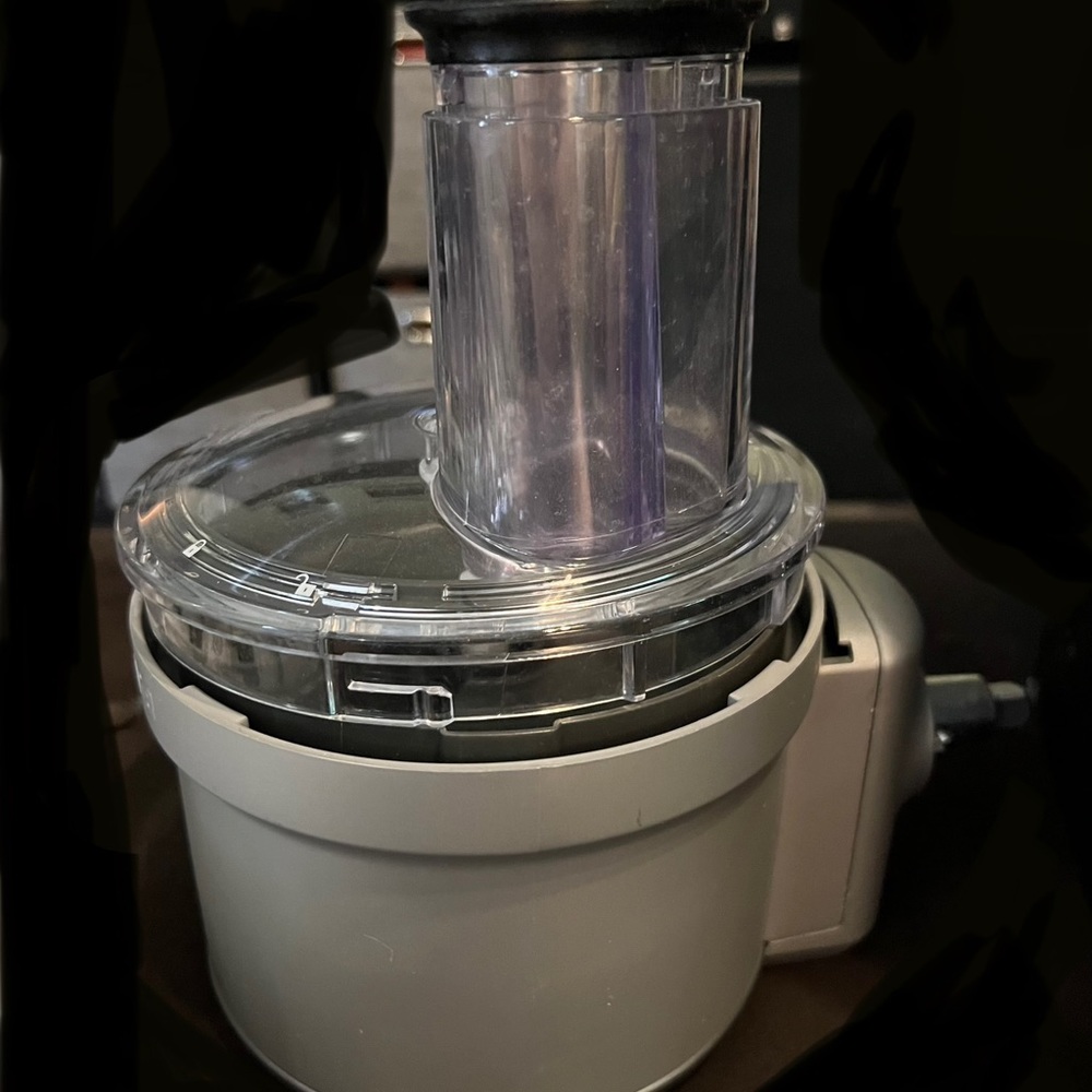 Kitchen Aid food processor attachment with dicing kit